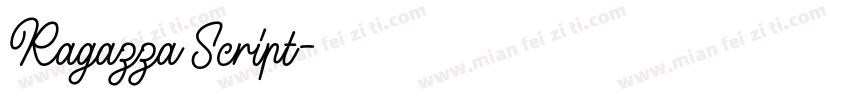 Ragazza Script字体转换